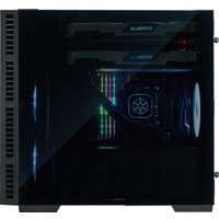 Корпус SilverStone RL08 (черный/красный)