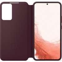 Чехол для телефона Samsung Smart Clear View Cover для S22+ (бургунди)