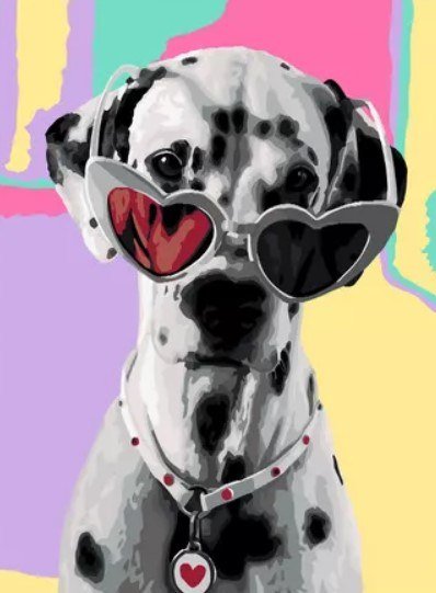 

Картина по номерам PaintLine Далматинец PL-00294