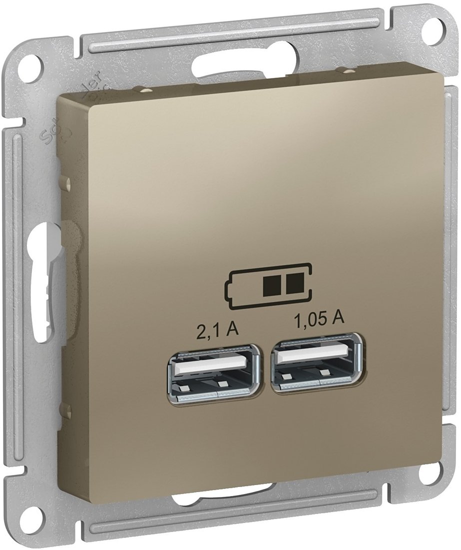 

Розетка USB Schneider Electric Atlas Design ATN000533