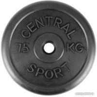 Диск Central Sport Обрезиненный 7.5 кг 26 мм