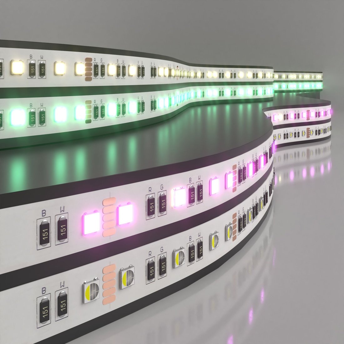 

Светодиодная лента Elektrostandard 24V 24W 60Led 5050 IP20 MIX RGB/теплый белый a053701