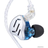 Наушники KZ Acoustics ZAX (без микрофона, синий)