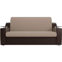 Диван Лига диванов Сенатор 100720 140 см (бежевый/коричневый)