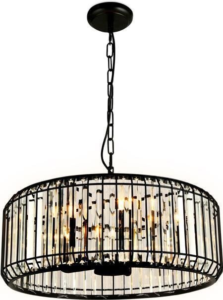 

Подвесная люстра Ambrella light Traditional TR5815 BK/CL