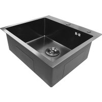 Кухонная мойка Asteria A5550NB-D1 (черный декор)