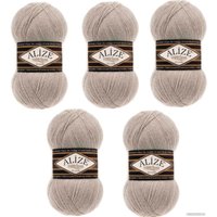 Пряжа для вязания Alize Superlana 152 (280 м, бежевый меланж, 5 мотков)