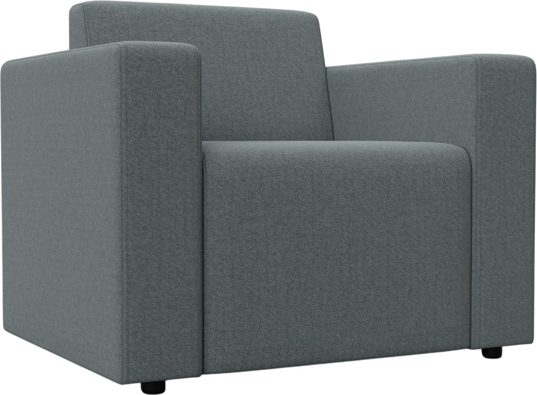 

Интерьерное кресло Лига диванов Лига-093 132462 (рогожка Амур 07 серый)