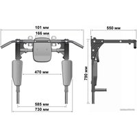 Турник с брусьями Leco IT Pro [гп032168]