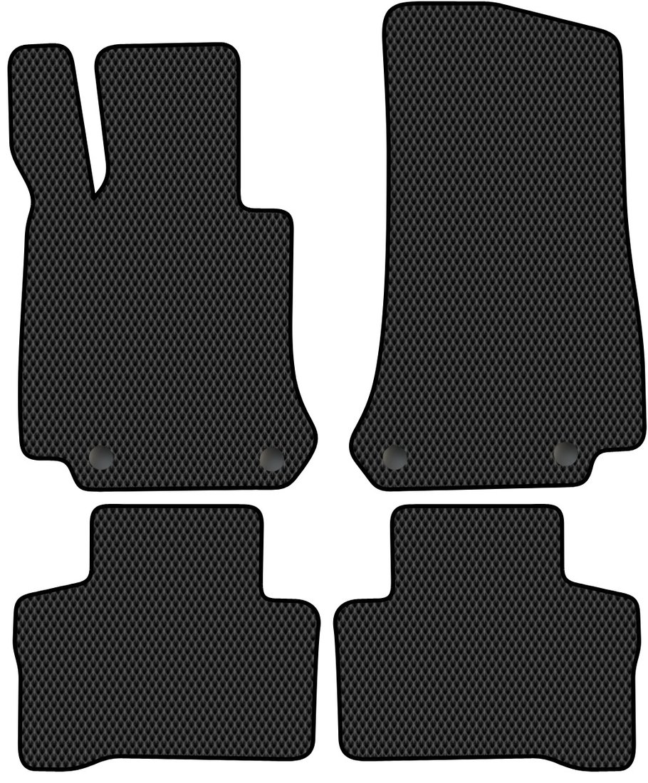 

Комплект ковриков для авто Alicosta Mercedes-Benz GLC Coupe I (suv / C253) 2016 - 2022 (черный, ромб)