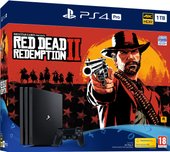 PlayStation 4 Pro 1TB Red Dead Redemption 2