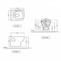 Унитаз подвесной Jaquar LYS-WHT-38951UFSM