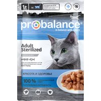 Консервированный корм для кошек Probalance Sterilized корм д/стерил кошек и кастрир котов 85 г