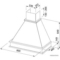 Кухонная вытяжка Franke Country Wood FCL 90 A2 321.0592.488 (белый)