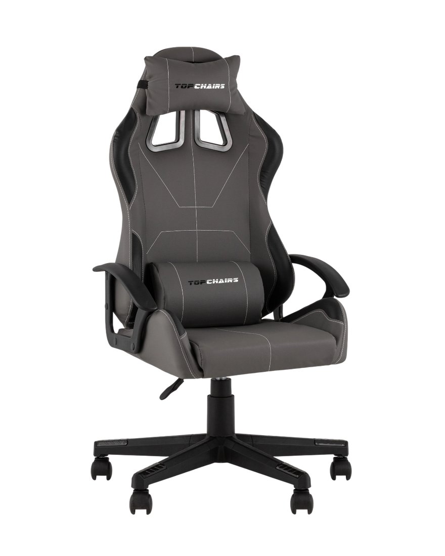 

Игровое (геймерское) кресло TopChairs Wyvern GF-8066-6 (серо-черный)