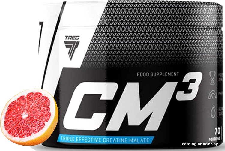 Креатин малат Trec Nutrition CM3 Power (грейпфрут, 500 г)
