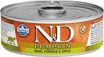 

Консервированный корм для кошек Farmina Boar, Pumpkin & Apple Wet Food 0.08 кг