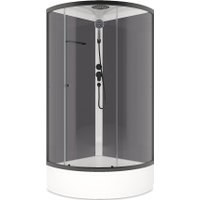 Душевая кабина Domani-Spa Simple 99 Mid 90x90 DS01Sm99MGrCl00.Gt-V1.2-Black