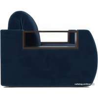 Кресло-кровать Мебель-АРС Барон №3 (велюр, темно-синий Luna 034)