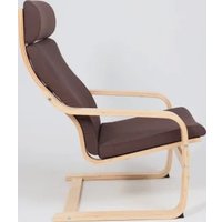 Интерьерное кресло AksHome Relax (ткань, коричневый 10858-15)