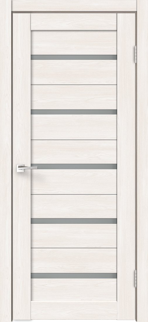 

Межкомнатная дверь Velldoris City 7 70x200 (дуб бьянко, мателюкс)