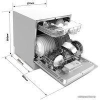 Настольная посудомоечная машина Weissgauff TDW 4006 D