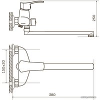 Смеситель Zerix NGB 135 ZX0659