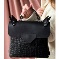 Женская сумка Killtoday Beatrix (черный камень/гладкий)