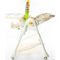 Высокий стульчик ForKiddy Podium Toys 0+ (два чехла +х/б вкладыш, кремовый)