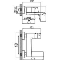 Смеситель Ledeme L3192D