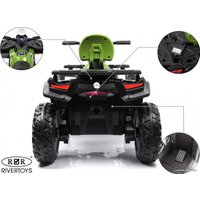 Электроквадроцикл RiverToys T001TT 4WD (зеленый)