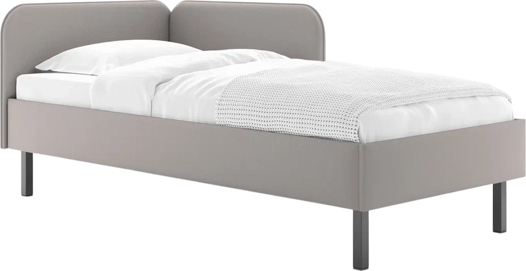 

Кровать Сонум Юта 90x200 (велутто бежевый)