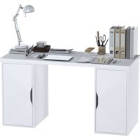 Офисный стол Mebelain Ингар 2/DV/DV (белый)