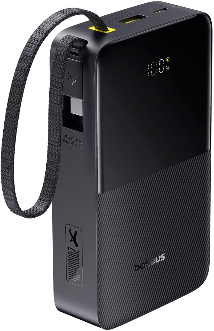 

Внешний аккумулятор Baseus EnerFill FC51 Bipow2 Pro Power Bank 20000mAh (черный)