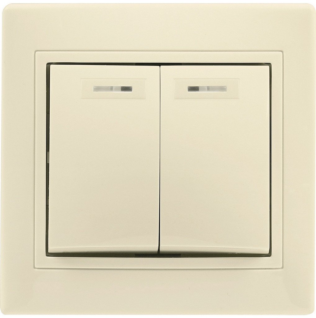 Выключатель SmartBuy Венера SBE-01i-10-SW2-1-c