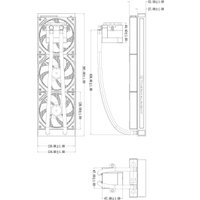 Система жидкостного охлаждения для процессора Thermalright Core Matrix 360 Vision ARGB (белый)