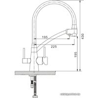 Смеситель Vieir V15007-F