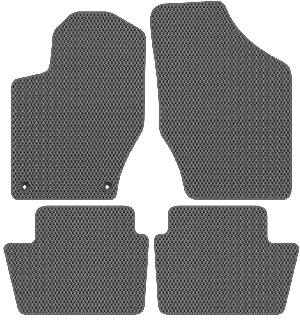 

Комплект ковриков для авто Alicosta Peugeot 408 (седан) 2012 - Н.В. (серый, ромб)