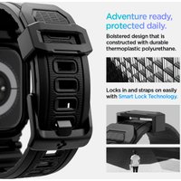 Ремешок Spigen Rugged Armor Pro для Apple Watch 10 42 мм ACS08591 (черный)
