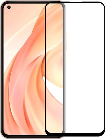Защитное стекло KST Full glue для Xiaomi Mi 11 Lite (черное)