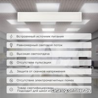 Светодиодная панель Rexant 19мм Опал 1200х180, 40Вт, 180–260В, IP20, 3300Лм, 6500K 606-015