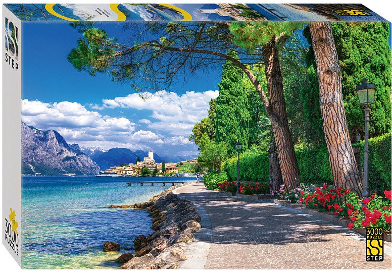 

Пазл Step Puzzle Мальчезине, озеро Гарда, Италия 85027 (3000 эл)