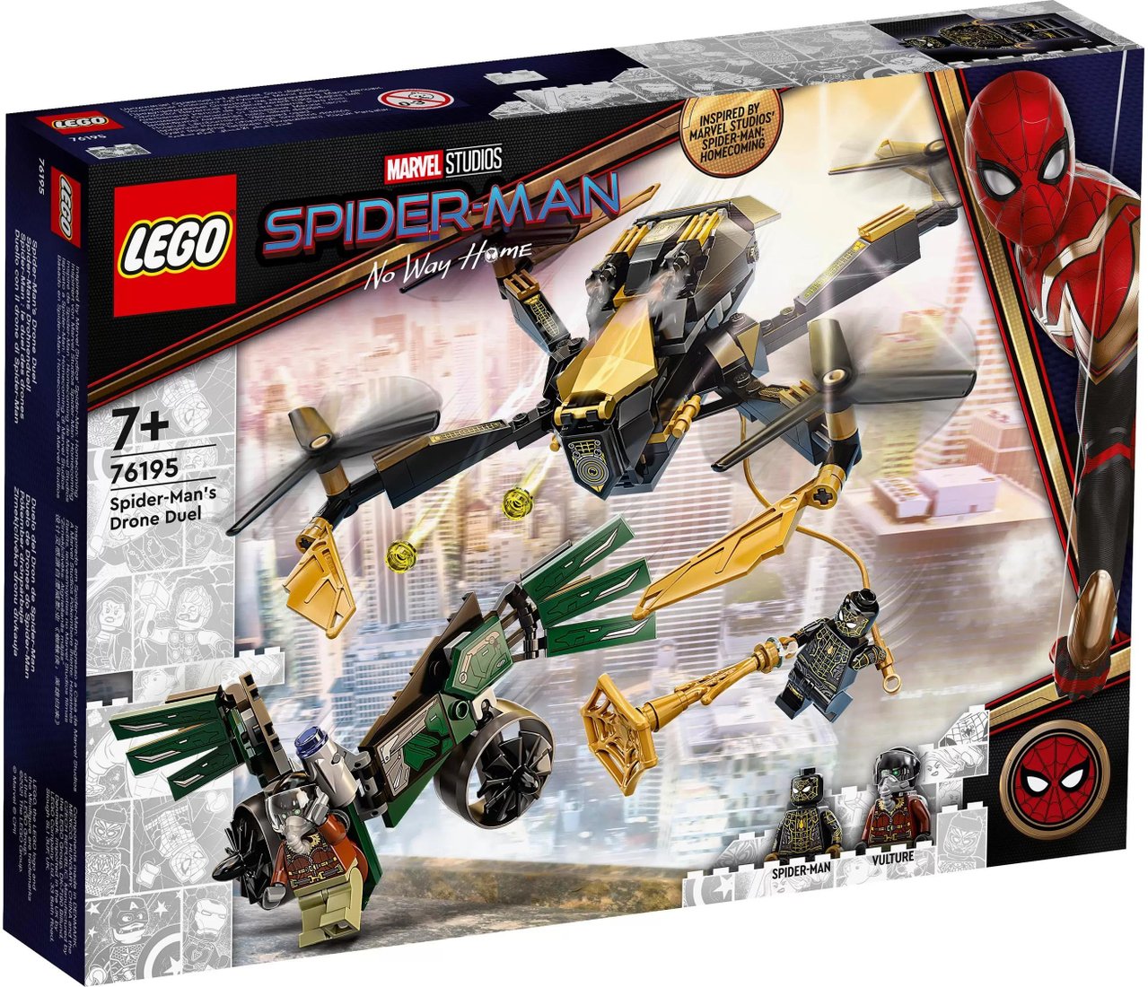 

Конструктор LEGO Marvel Super Heroes 76195 Дуэль дронов Человека-Паука