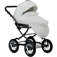 Универсальная коляска Indigo Barbara ECO Classic (2 в 1, be 05/белая кожа)