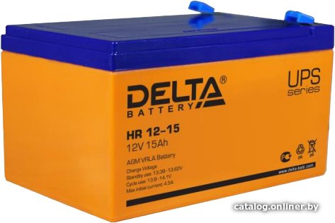 

Аккумулятор для ИБП Delta HR 12-15 (12В/15 А·ч)