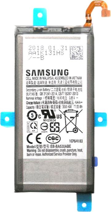 

Аккумулятор для телефона Копия Samsung EB-BA530ABE