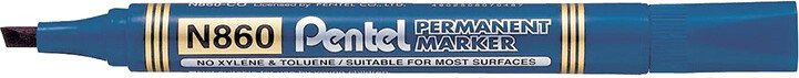 

Маркер перманентный Pentel N860-CE (синий)