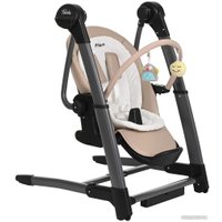 Высокий стульчик Pituso Triola (черная рама/бежевый)