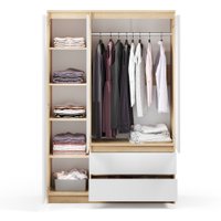 Шкаф распашной Soma ШК-3 (дуб сонома/белый)