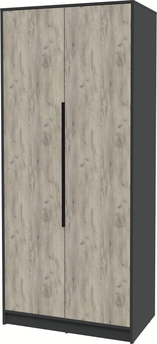 

Шкаф распашной Интерлиния Концепт КТ-Ш2 (дуб серый/антрацит)